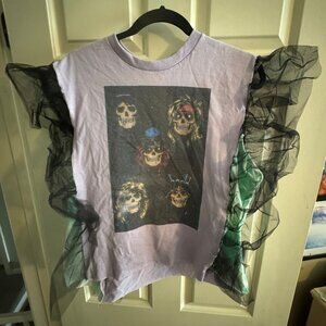 Alicia DiMichele Mystery Upcycled Classic Rock Graphic Tee Guns n' Roses